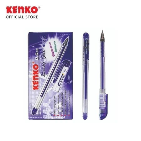 

PULPEN EASY GEL KENKO WARNA VIOLET PER 12 PCS