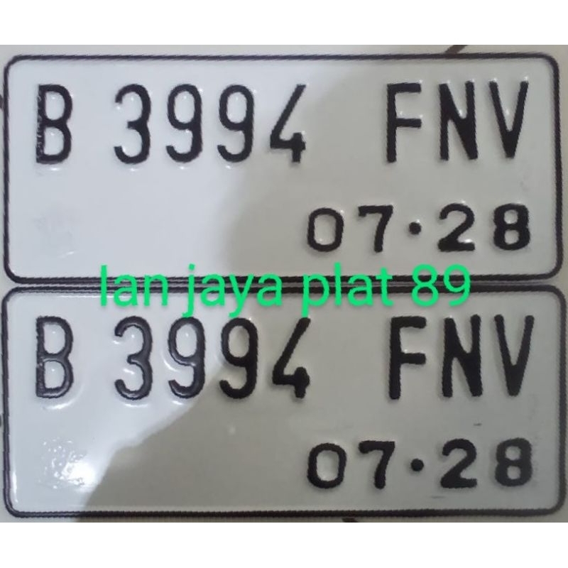plat nomor motor setandar samsat font terbaru