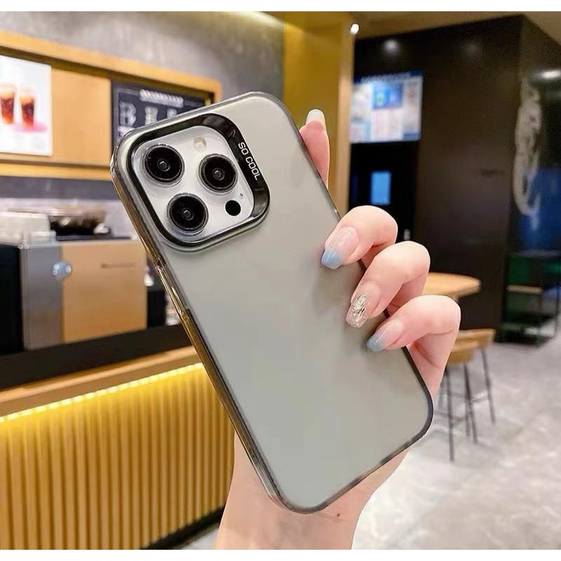 CASE IMD IPHONE X SOCOOOL BLACK PLATING HOLOGRAM CASING BLACK EDITION