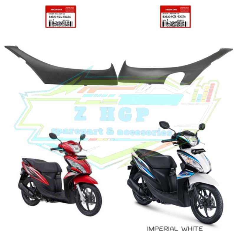 83520-KZL-930ZA 83620-KZL-930ZA Cover dek bawah samping pijakan kanan kiri spacy karbu / fi original