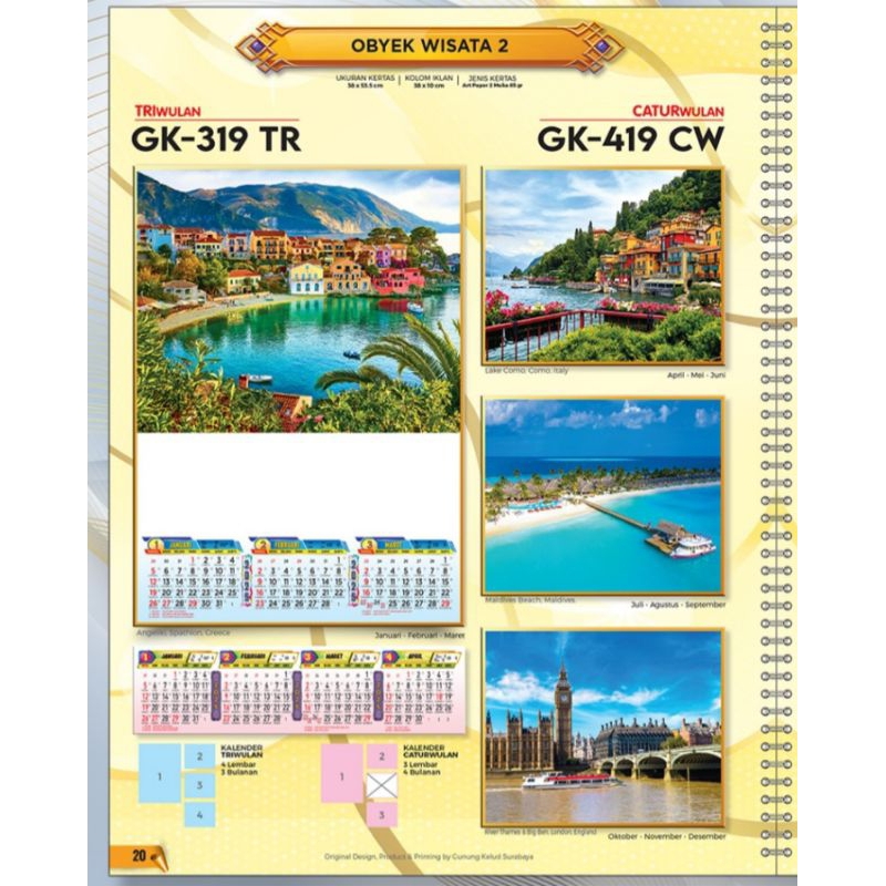 

Kalender 2025 Caturwulan dan Triwulan Obyek Wisata 2