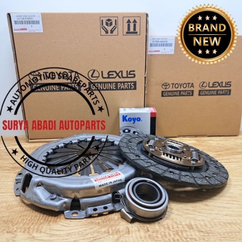 KOPLING SET KOMPLIT NEW VIOS GEN 1 2 3 YARIS SORUNA MATAHARI KAMPAS KOPLING GRADE OEM BARU BERGARANS