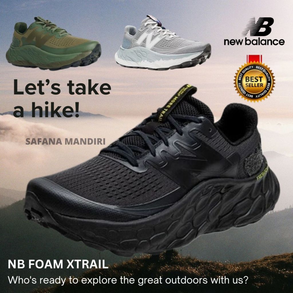 Sepatu Sneakers Sport Pria Executive NEW.BLNC FRESH FOAM XTRAIL Origin Luxury Brand Out Look