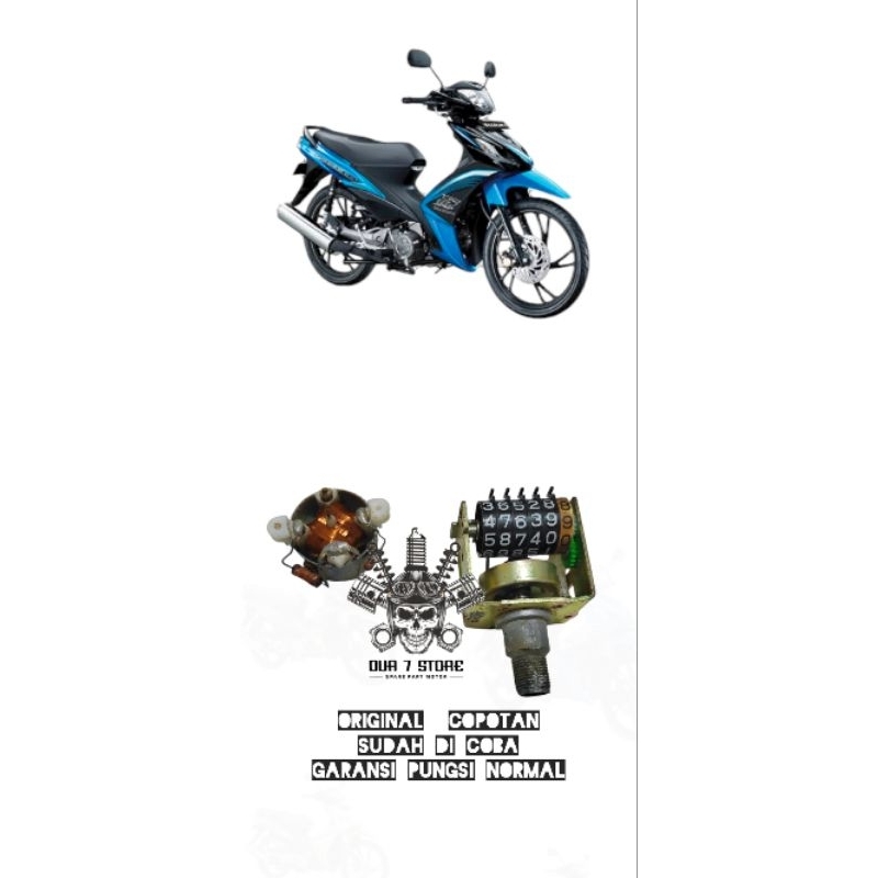mesin spul bensin speedometer shogun axelo 125 original