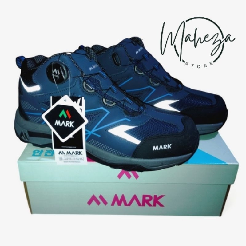 MARK MS 6121F SAFETY SHOES/SEPATU SAFETY/LACING SYSTEM/BOA SYSTEM/UJUNG BESI/KUALITAS IMPORT/SNEAKER