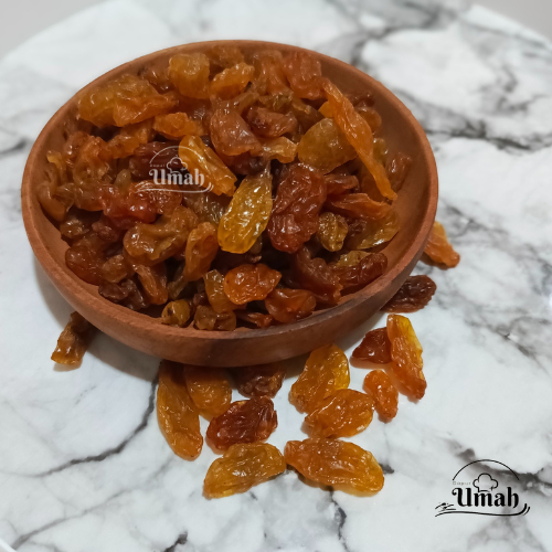 

Kismis Golden Raisin Brown / kismis asam manis / kismis alMadina