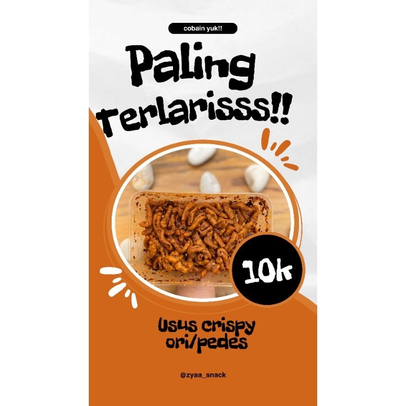 

usus Crisppy pedas daun jeruk 125g