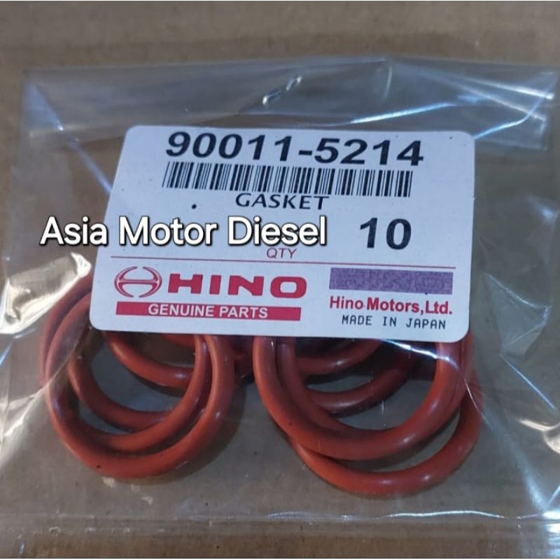 O RING NOZZLE HINO DUTRO SAURUS 90011-5214 10 PCS