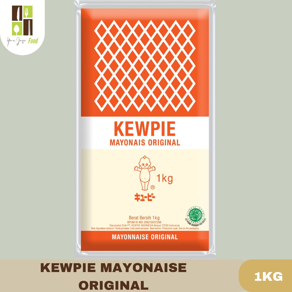 

Kewpie Mayonaise Original Salad Dressing 1kg Kemasan Bantal