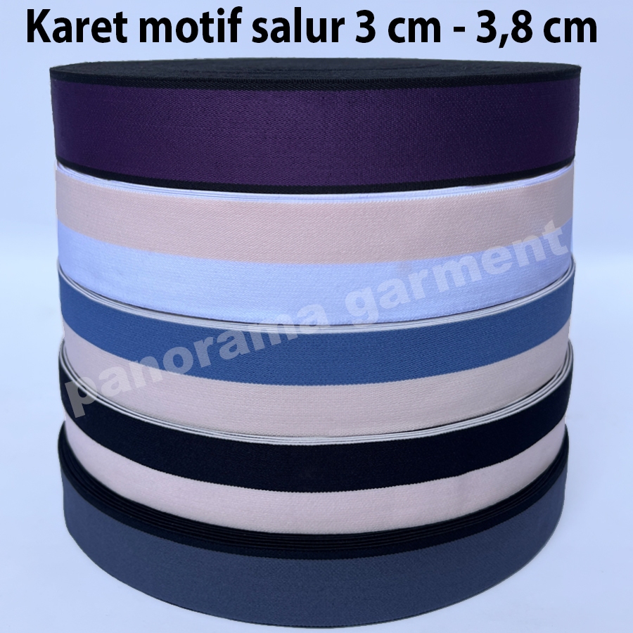 karet elastis  3,5 cm salur