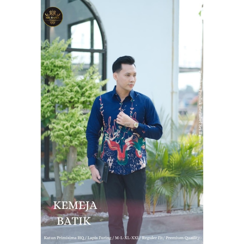 Slara Batik Pria Lengan Panjang by Batik Sri Rama