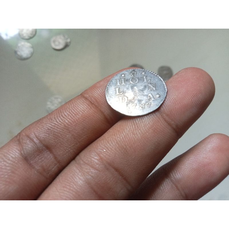 koin perak belanda holland 1787