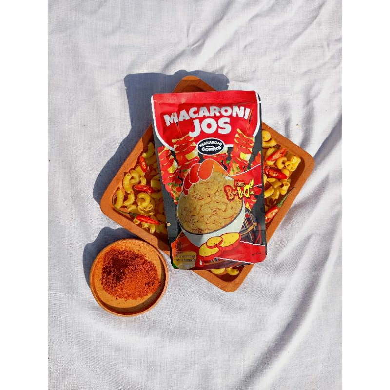 

Snack Macaroni Jos 2 Varian Rasa Barbeque dan Pedas Level 5