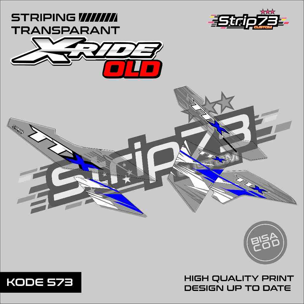 573 STRIPING TRANSPARAN X-RIDE OLD - STRIPING TRNSPARAN X-RIDE OLD PREMIUM GRAFIK