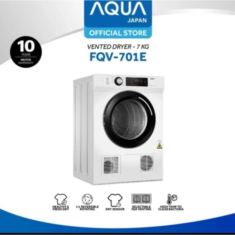 dryer AQUA FQV-701E mesin pengering pakaian