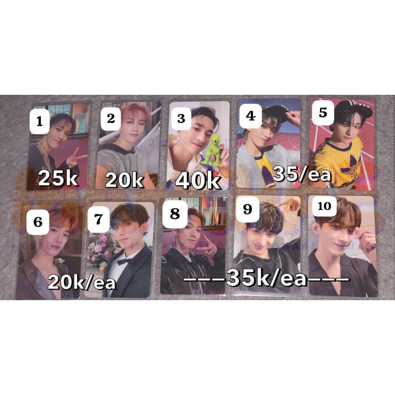 Photocard seventeen aab wonwoo dk ready ina