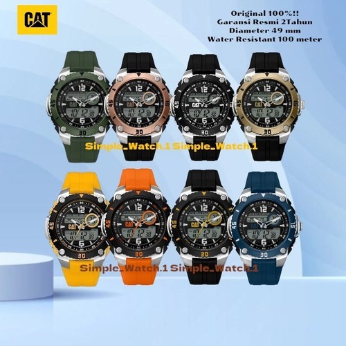 Original 100% Jam Tangan Pria Caterpillar CAT ME.135.23.133 ME.145.21.131 ME.145.21.134 ME.195.21.13