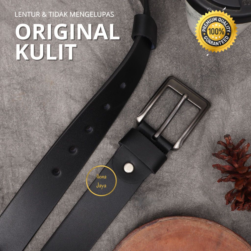 Ikat Pinggang Kulit Asli Gesper Pria Kulit Asli Gesper Kulit Sabuk Pria Kulit Sabuk Pria Jumbo