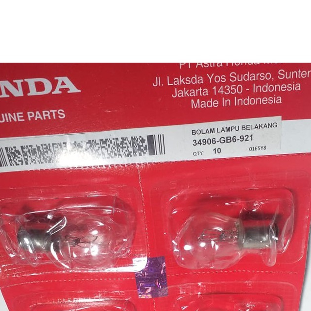 BOLAM STOP HONDA 34906-GB6-921