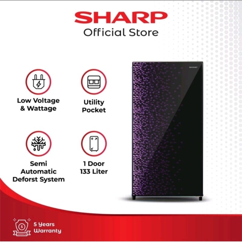 Kulkas 1 Pintu SHARP SJ-165MG GB/GR