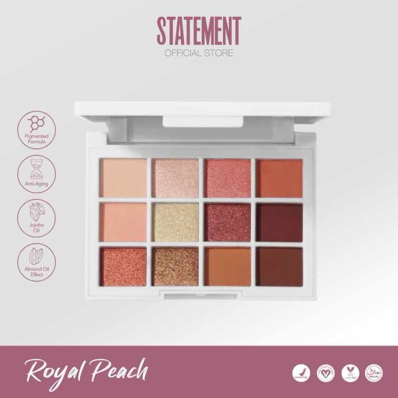 STATEMENT Royal peach Eyeshadow Palette