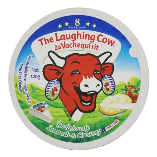 

laughing cow processed cheese plain 120gr