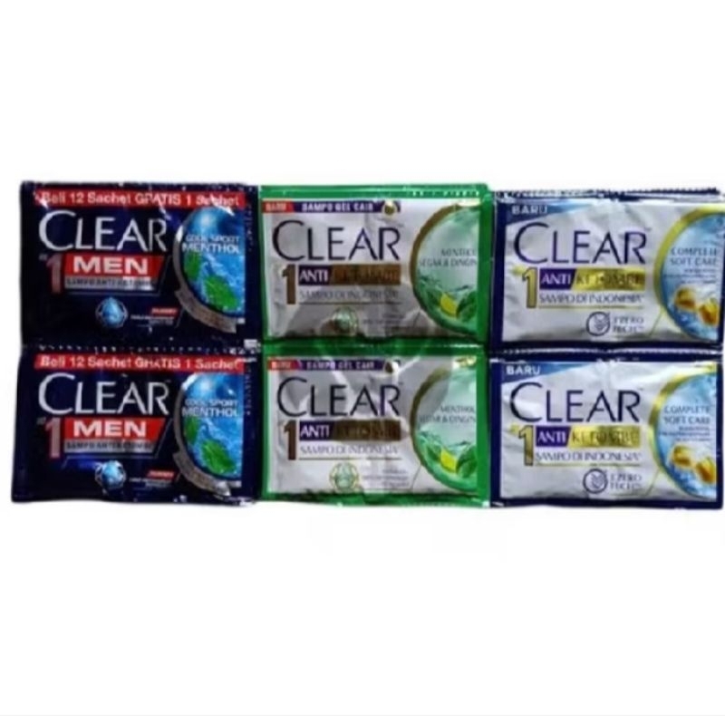 CLEAR SHAMPOO SACHET