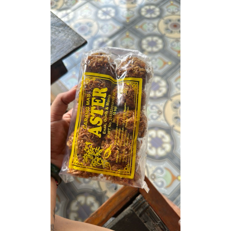 

walangan aster terbuat dari ubi asli