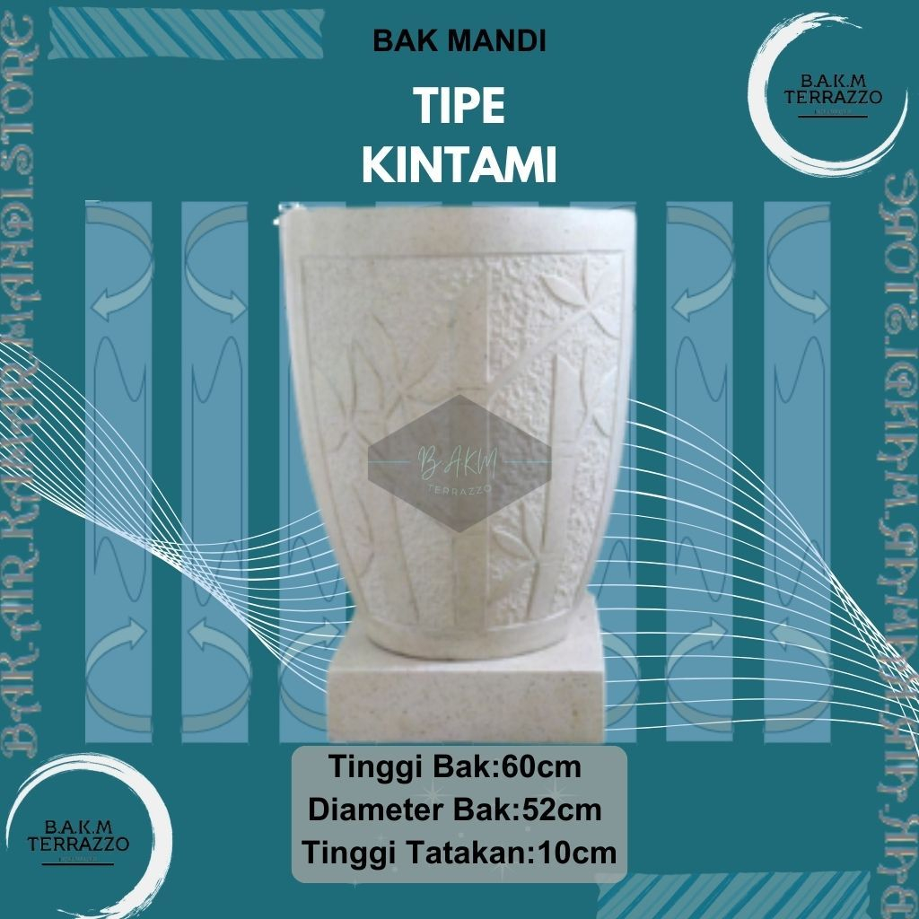 BAK AIR KAMAR MANDI KERAMIK | BAK MANDI TERASO MINIMALIS UNIK | TIPE KINTAMANI | BAKAIRKAMARMANDI