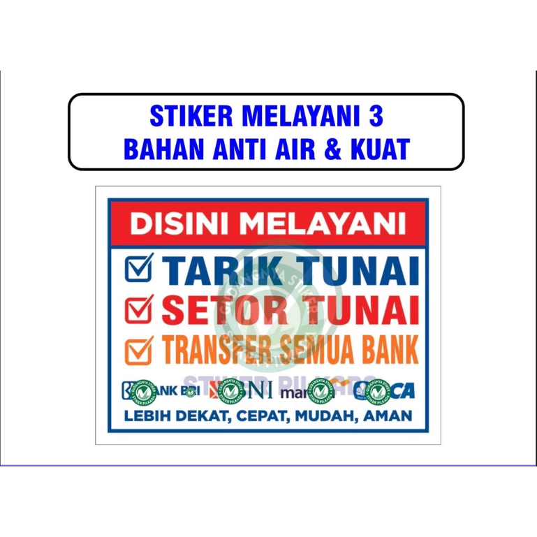 

STIKER VINYL MELAYANI TARTUN, SETUN, TRANSFER