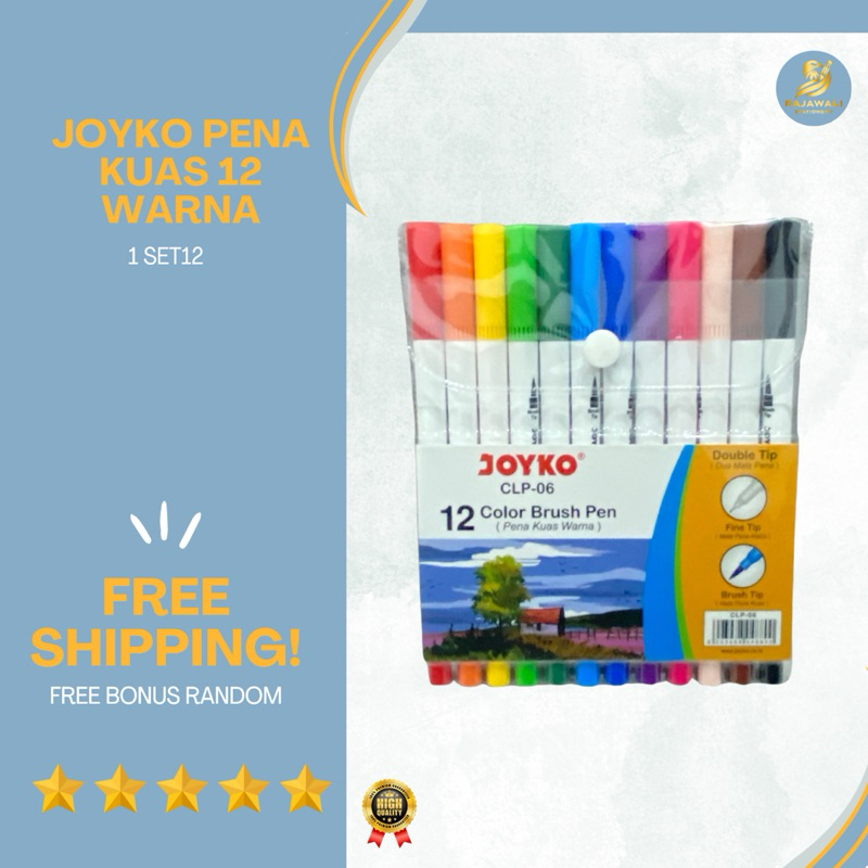 

Joyko Kuas Pena 12 Warna Kualitas Top Harga Terjangkau + Free Bonus Random!!