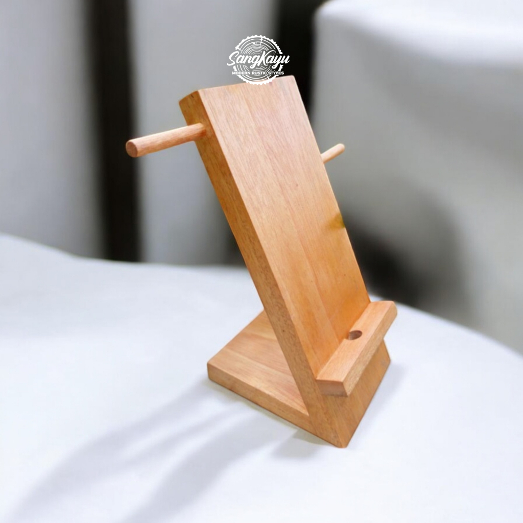 SangKayu Docking HP Phone Stand Dudukan Handphone / Phone Holder Kayu