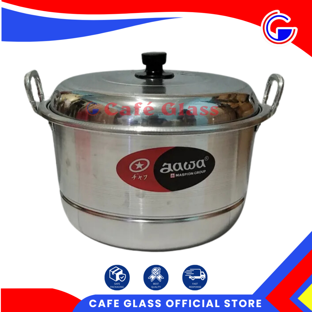NEW PRODUCT Dandang Kukus Aluminium Maspion Jawa 20-40cm - Panci Saringan Rebus Langseng Kecil