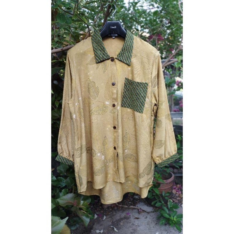 Kemeja ecoprint
