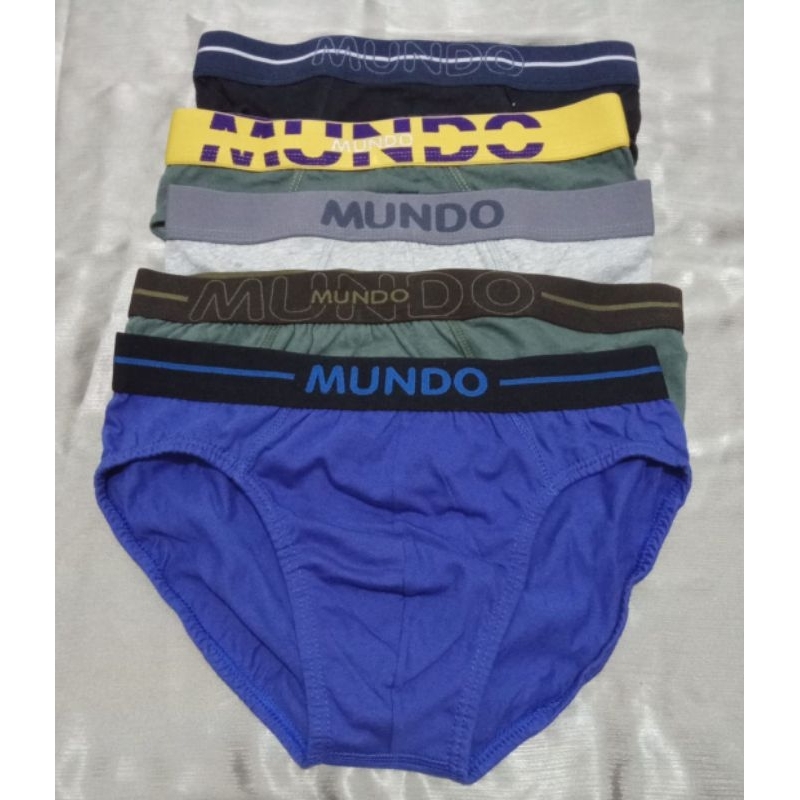 COD 3PCS celana dalam pria/CD Mundo/mini brief Underwear