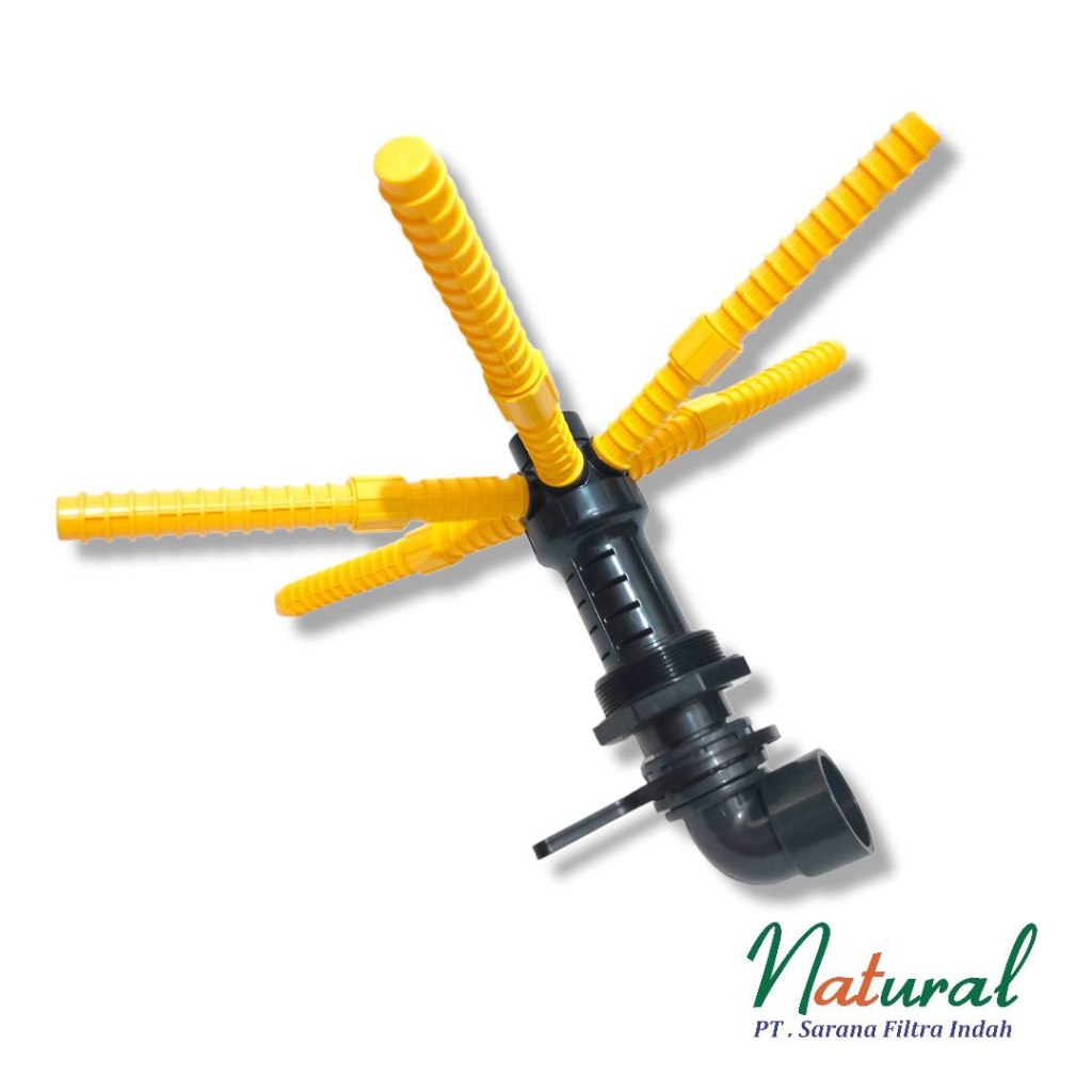 Strainer Bawah Bintang , Cabang 6 , 4x2 Inch / untuk tangki FRP 3672