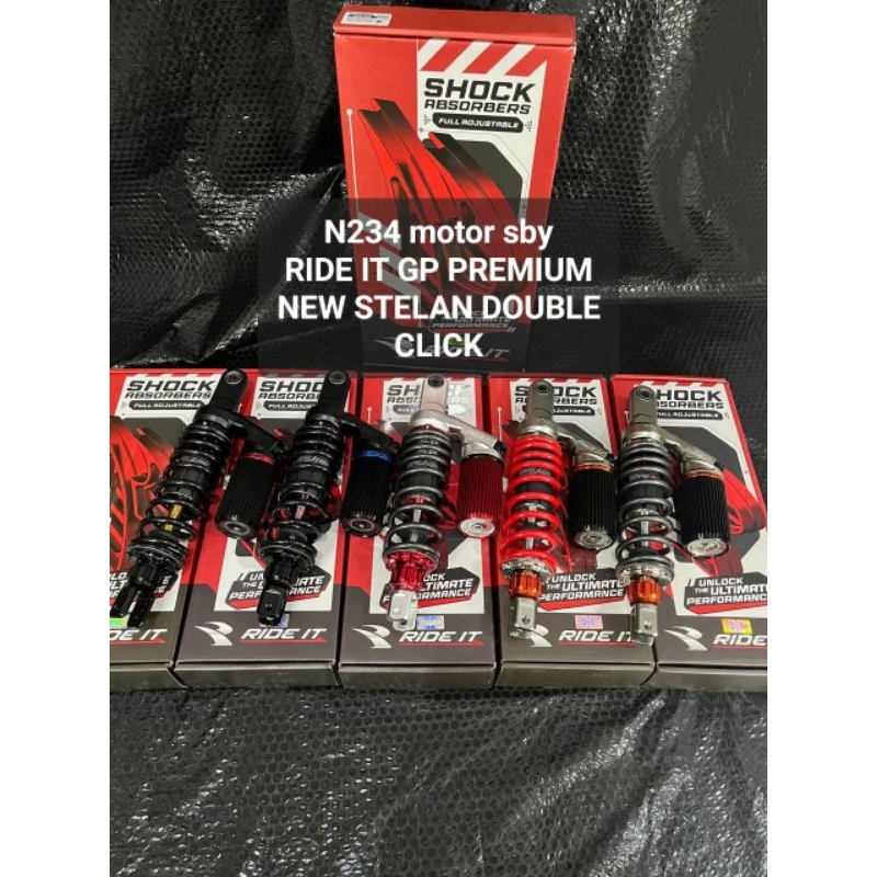 shock ride it Gp premium 280 320 340 310 330 365 mio vario110 beat scoopy genio vario 125/150 aerox 