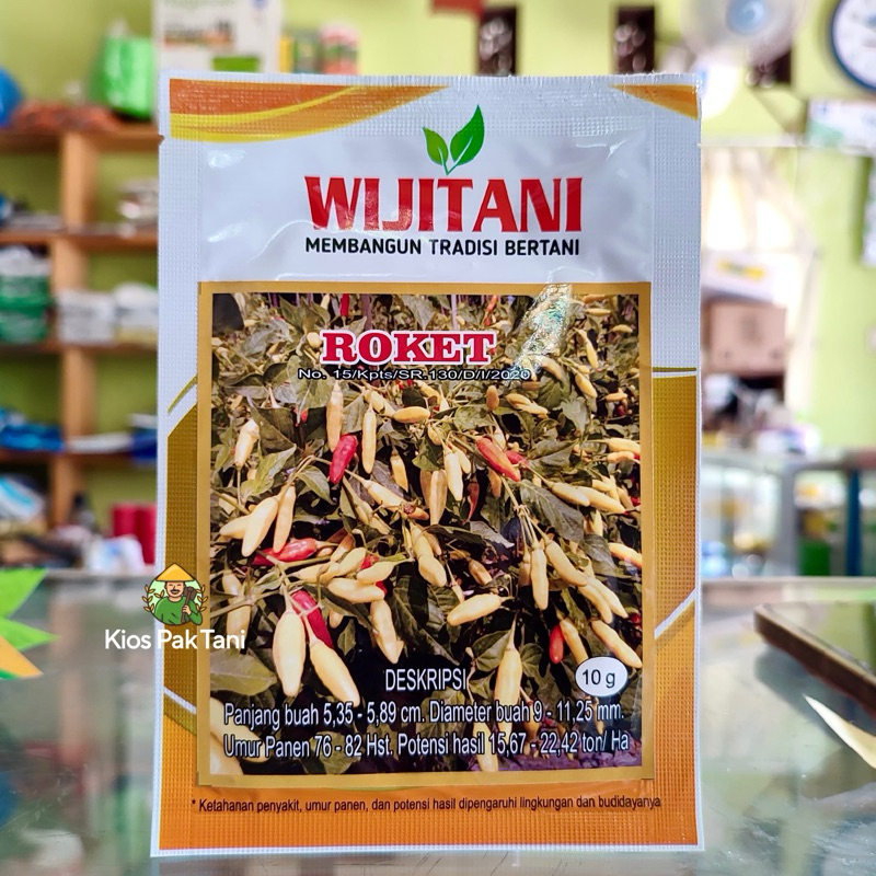 Benih Cabe Rawit Roket 10gr Wijitani
