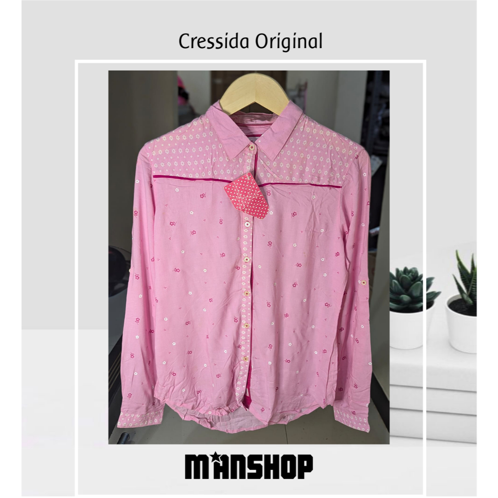 Cressida Kemeja Blouse Cresida Atasan Wanita Original