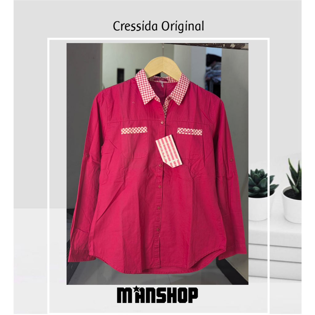 Cressida Kemeja Blouse Cresida Atasan Wanita Original