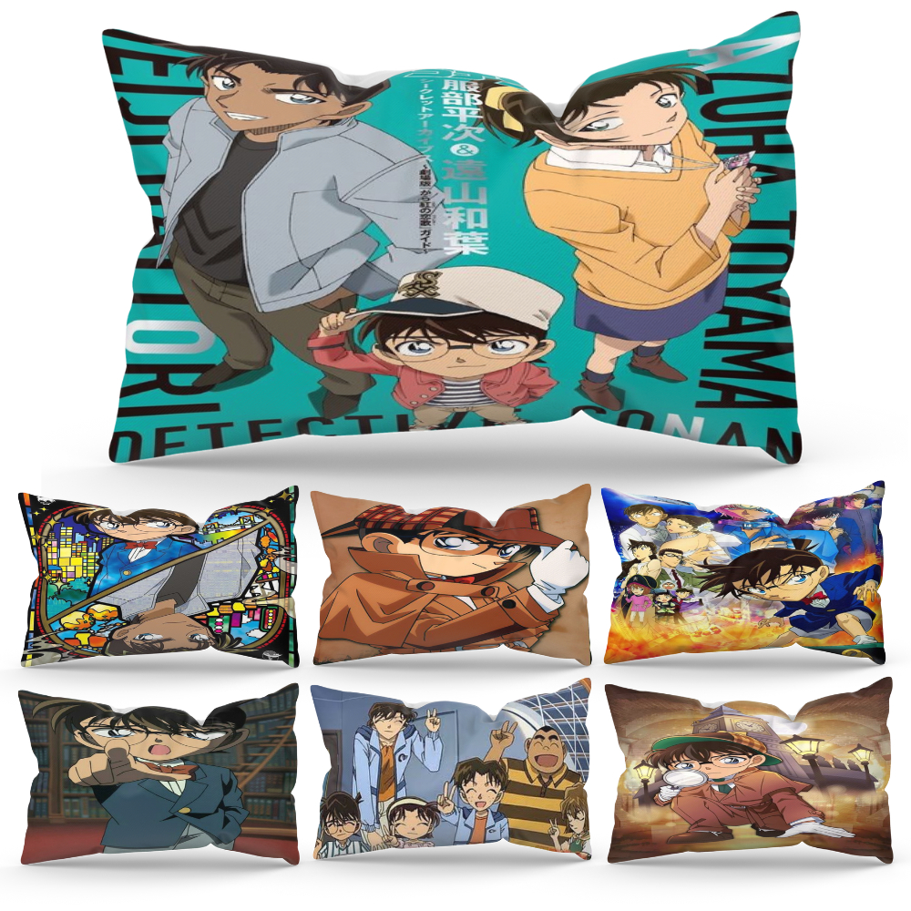Sarung Bantal Tidur Anak (Sarung) Motif Kartun Ukuran 45x35 cm Motif Conan by.Shafiyyah sarban