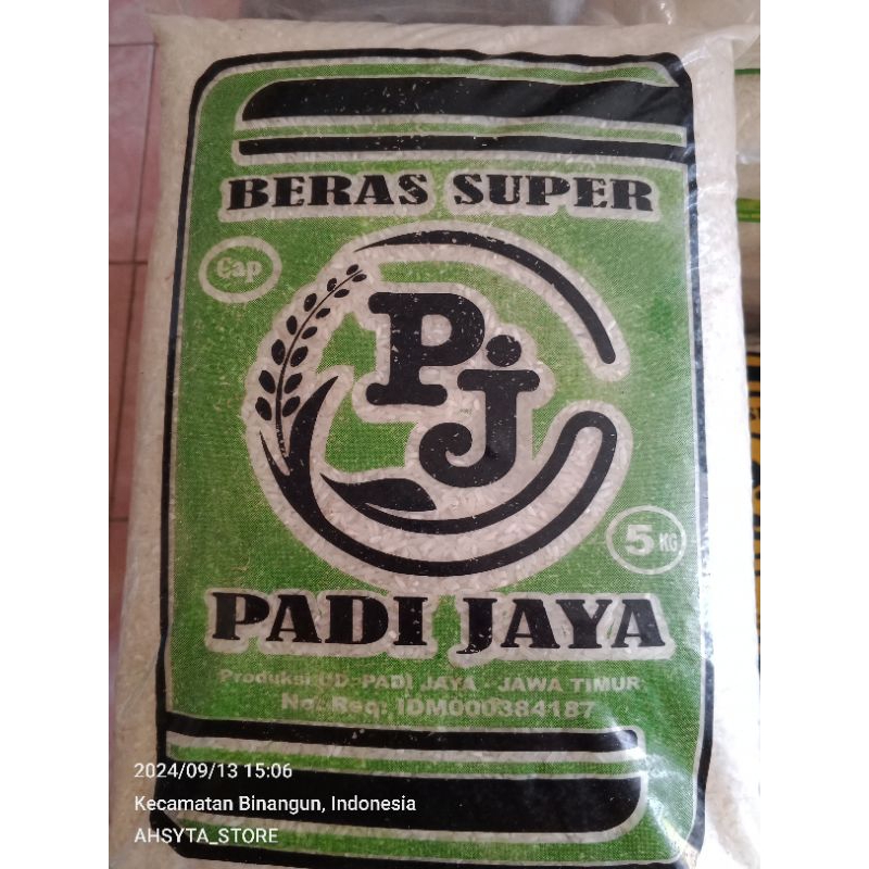 

BERAS CAP PADI JAYA 5 KG