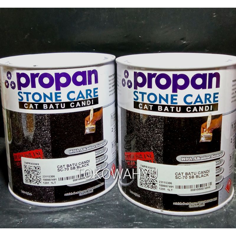 PELAPIS BATU ALAM CANDI HITAM KILAP PROPAN VERNIS BATU CANDI HITAM 1KG