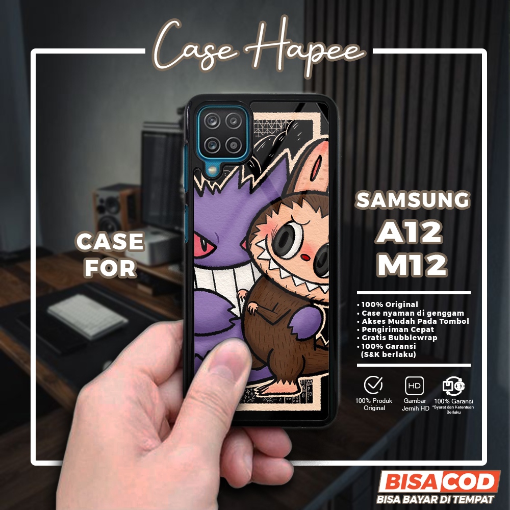 Case Samsung A12 M12 Casing Samsung A12 M12 [LBBU] Casehapee Case Glossy Case Aesthetic Custom Case 