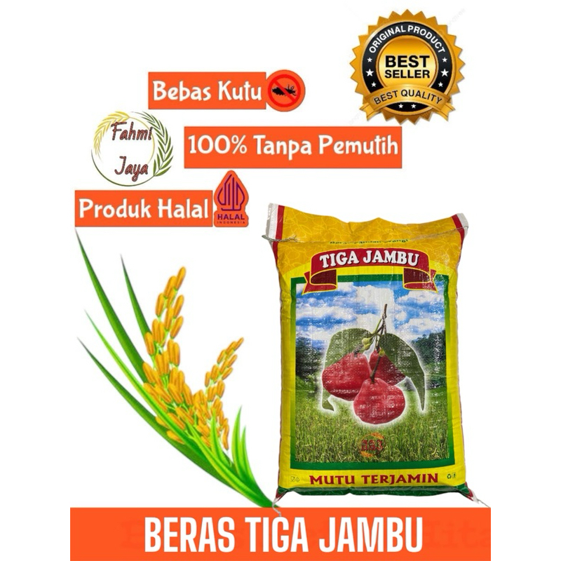 

BERAS TIGA JAMBU (Bukan pandan wangi)