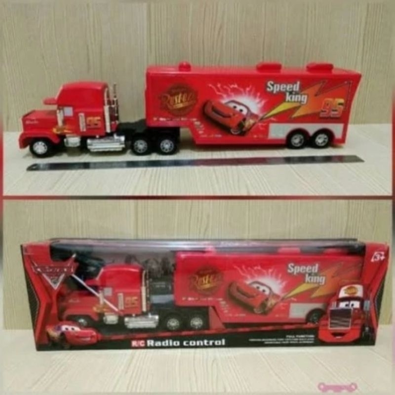 RC truk kontainer Mack remote control - Mainan mobil truck box remot kontrol anak laki cowok
