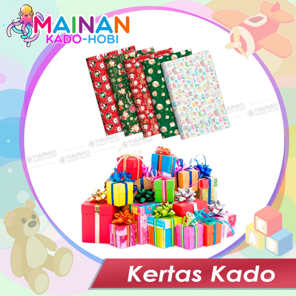 

KERTAS KADO JUMBO UKURAN 70x100cm WRAPPING PAPER KARAKTER POHON NATAL KUROMI LOTSO