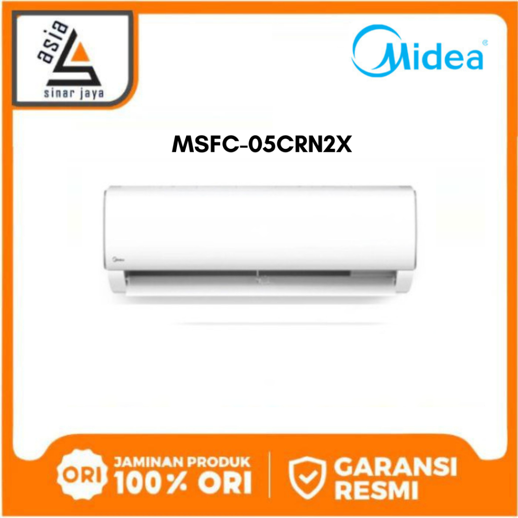 Midea AC Split 1/2 PK MSFC-05CRN2X AC Standard 0.5 PK MSFC-05CRN2