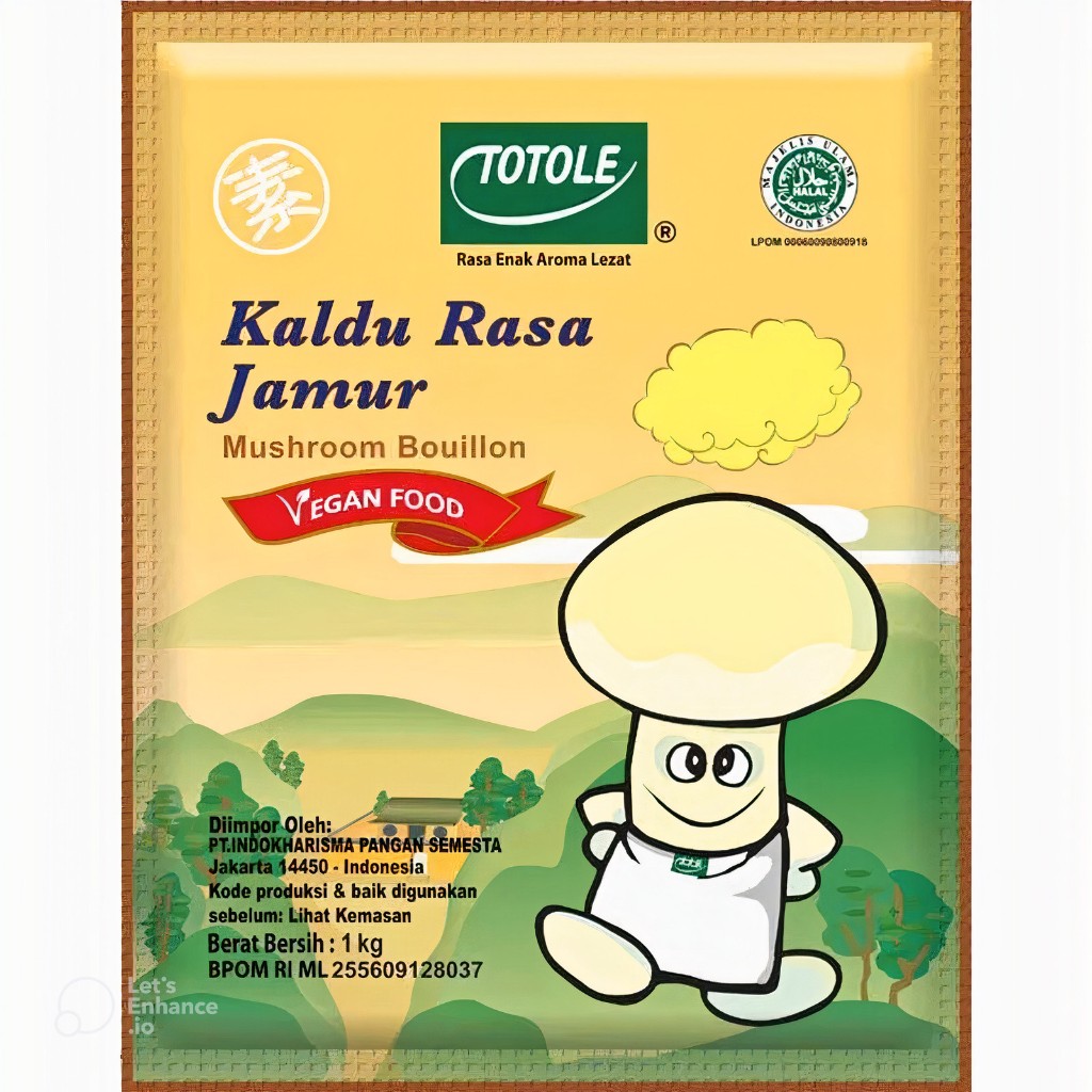 

Totole 1kg Kaldu Jamur mushroom vegan
