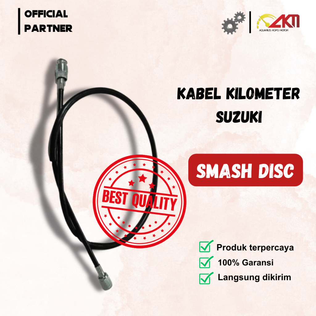Kabel Speedometer Smash Cakram Kabel Kilometer Suzuki Smash Hayabusa